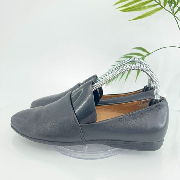 Dansko Women's Larisa Loafer Size 37 6.5 Slip On Flat Shoe Black Leather Comfy - Picture 6 of 15